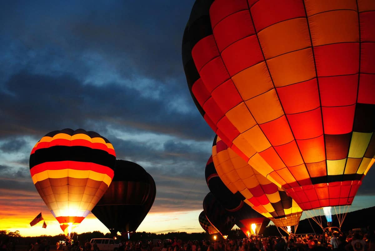 Moonlit Hot Air Balloon Rides
